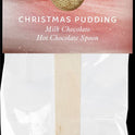 KERNOW CHOCOLATE Hot Chocolate Spoon - Christmas Pudding Milk Chocolate 37g