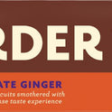 BORDER Milk Chocolate Ginger 150g - 1 Case