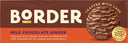 BORDER Milk Chocolate Ginger 150g (Case of 14)