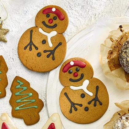 Oh So Scrummy Individually Wrapped Snowman Gingerbread (Case of 1)