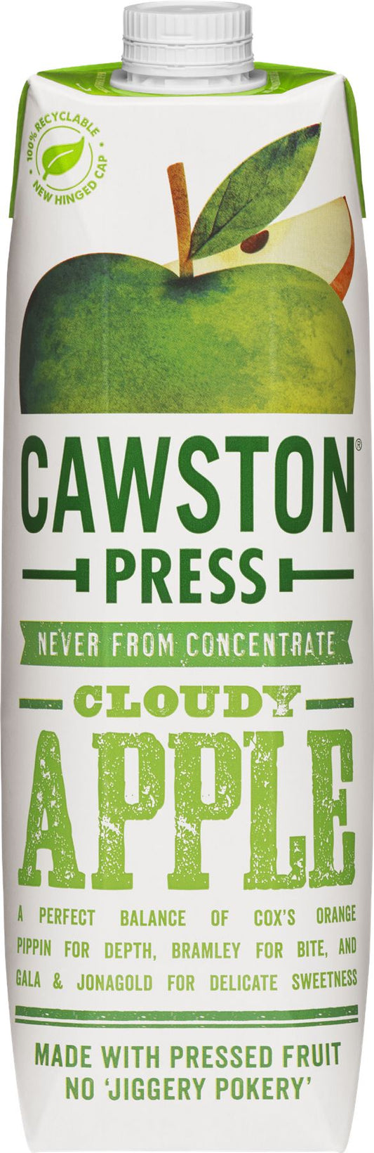 CAWSTON PRESS Cloudy Apple Juice 1L - 1 Case