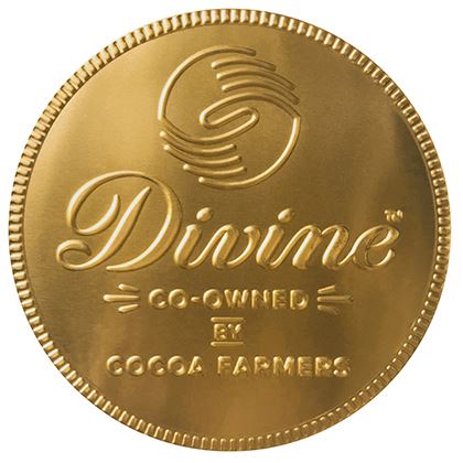 Divine Large Milk Chocolate Coin