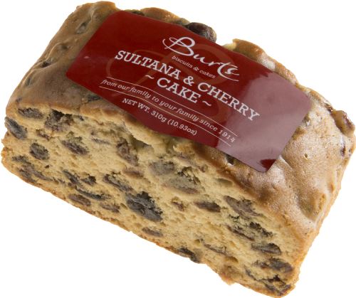 BURTS THE BAKERS Sultana & Cherry Fruit Cake 350g