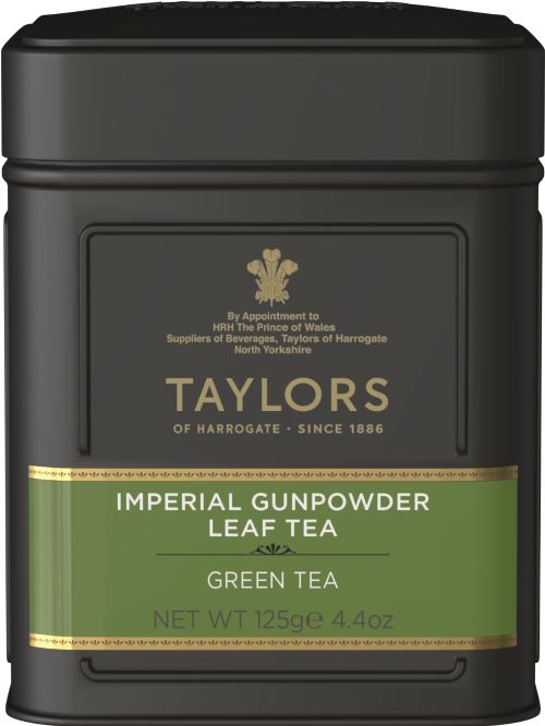TAYLORS OF HARROGATE Imperial Gunpowder Leaf Tea - Caddy 125g