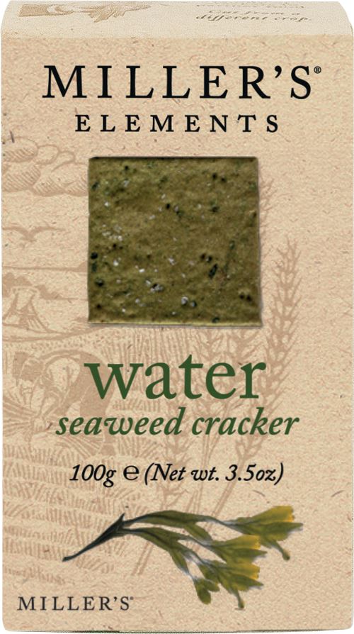 ARTISAN BISCUITS Miller's Elements Water Seaweed Crackers 100g