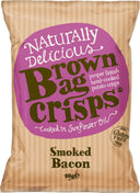 BROWN BAG CRISPS Smoked Bacon 40g (Case of 20)