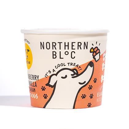 Northern Bloc Strawberry & Vanilla Ice Cream For Dogs (Case of 24)
