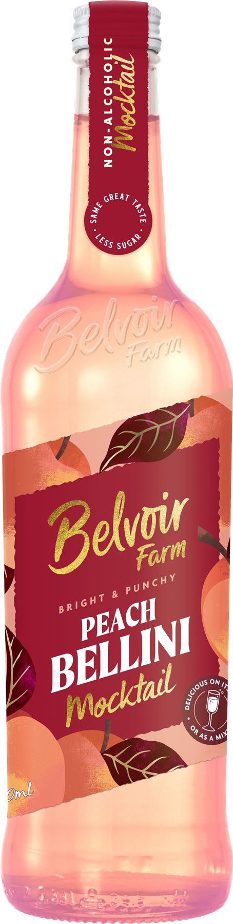 BELVOIR Non-Alcoholic Peach Bellini 750ml - 1 Case