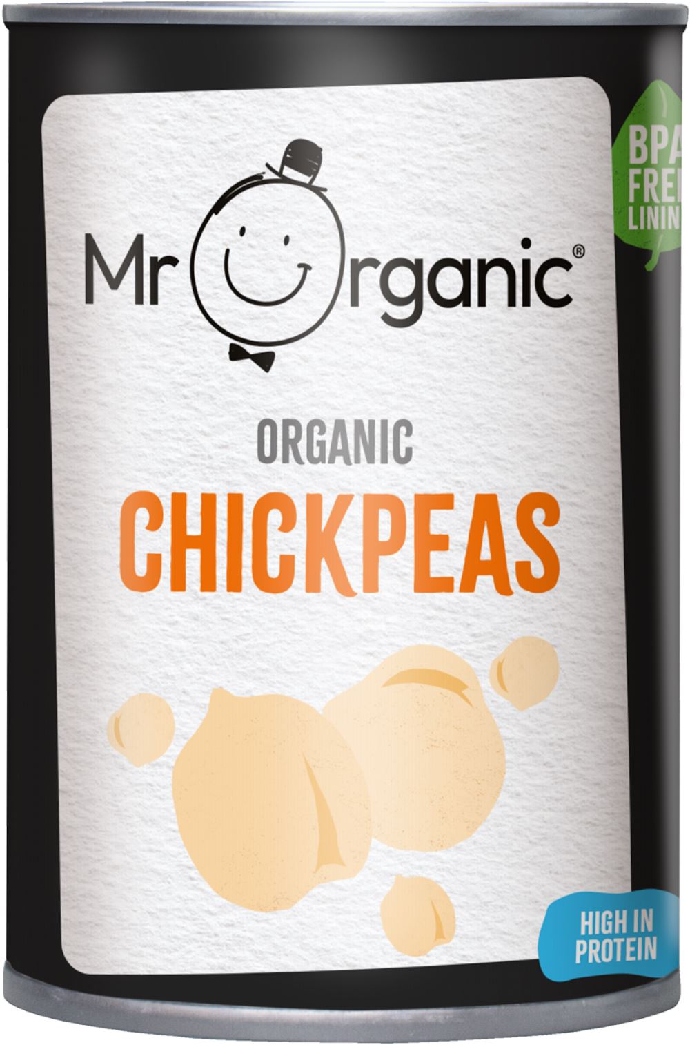 MR ORGANIC Organic Chickpeas 400g - 1 Case