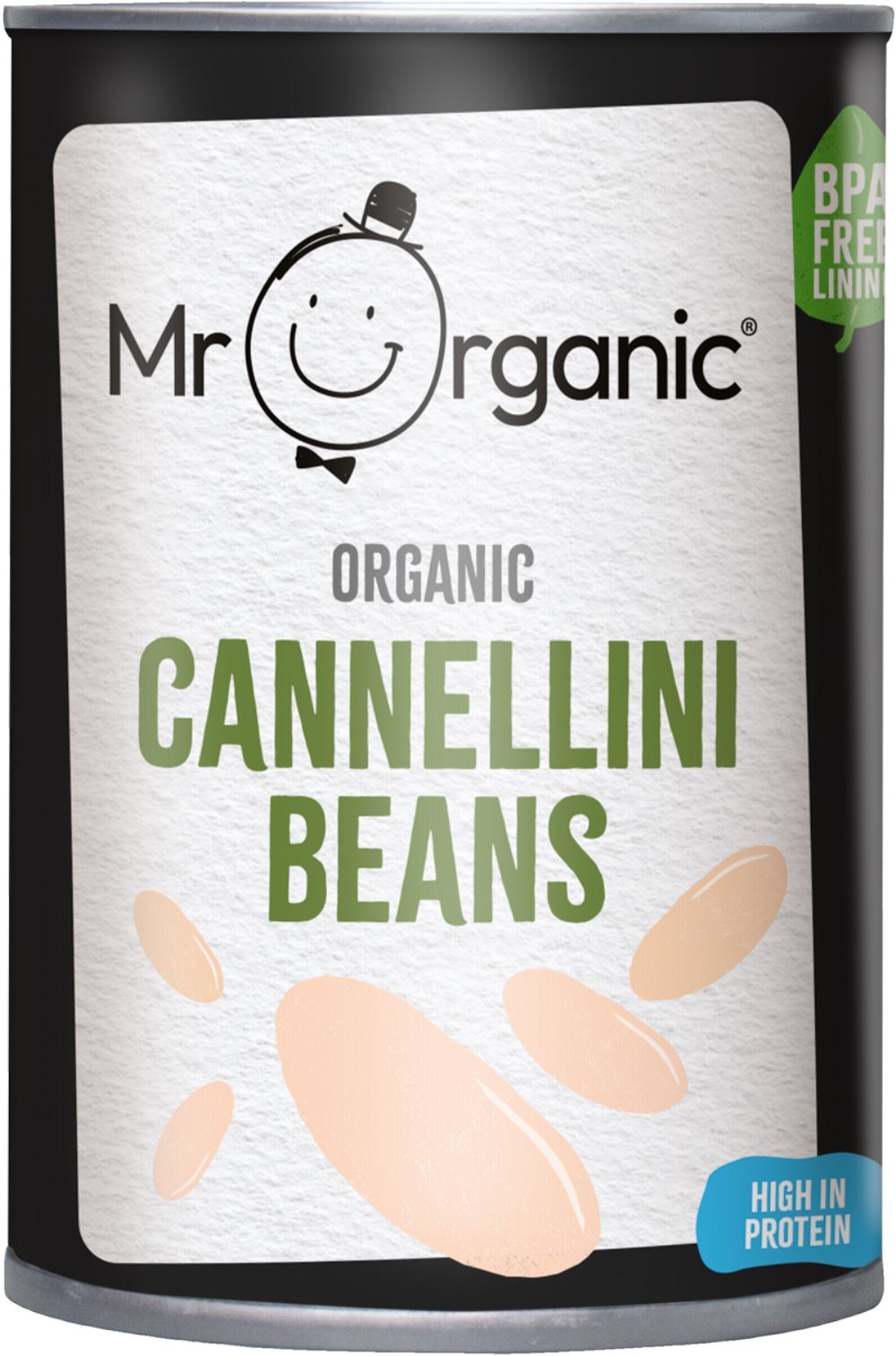 MR ORGANIC Organic Cannellini Beans 400g - 1 Case