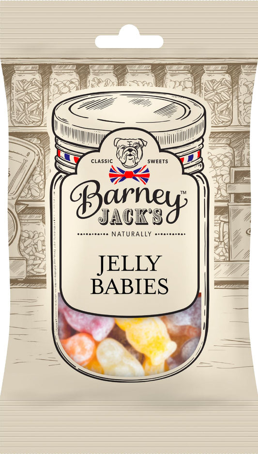 BARNEY JACK'S Jelly Babies 180g - 1 Case