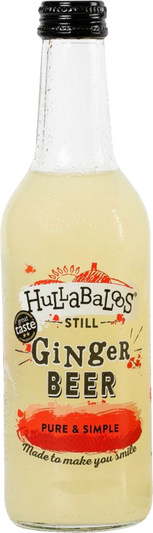 HULLABALOOS Still Ginger Beer 330ml - 1 Case