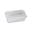 Plastic Microwaveable Container & Lid 500ml