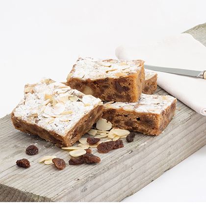 Gluten Free Cobbs Stollen Traybake
