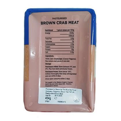 Crab Meat Brown Pasteurised 454g - Order by 2pm Mon-Thurs for next delivery day