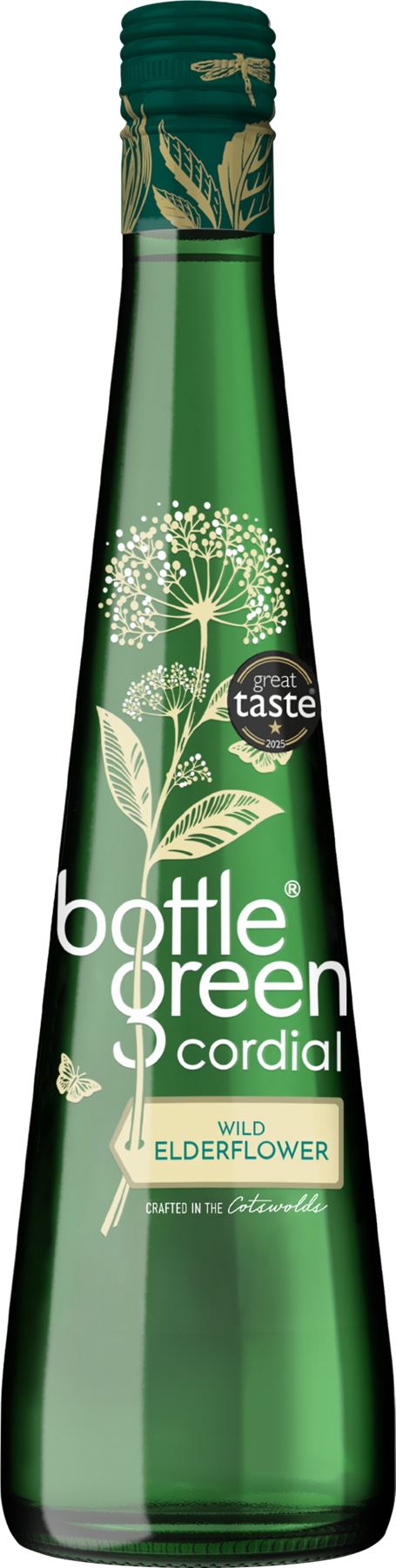 BOTTLEGREEN Elderflower Cordial 500ml - 1 Case
