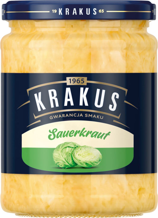 KRAKUS Sauerkraut 490g - 1 Case