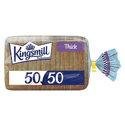 Kingsmill Professional 50/50 Bread Thick Sliced
