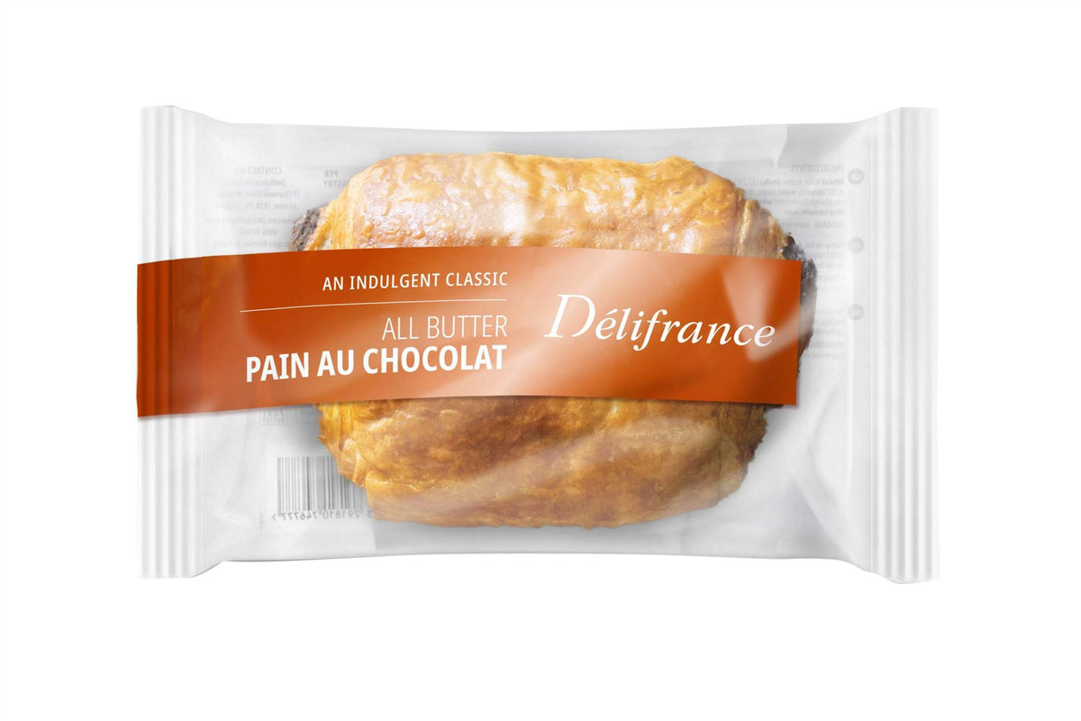 Delifrance Wrapped All Butter Pain Au Chocolat (Case of 40)