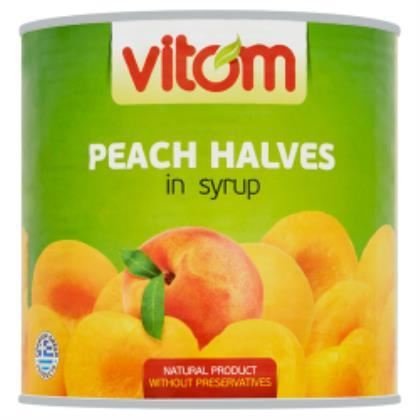 Caterers Pride Peach Halves in Light Syrup 6 x 2600g (Case of 6)