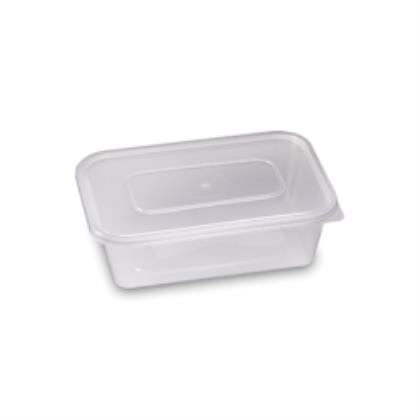 Plastic Microwaveable Container & Lid 650ml (Case of 1)