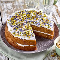 V Kitchen Vegan Carrot & Pistachio Cake