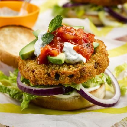 Everyday Favourites Spicy Bean Burger