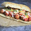 Spicy Meatballs in Salsa Sandwich Filling