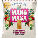 MANOMASA Manchego & Green Olive Corn Chips 140g - 1 Case