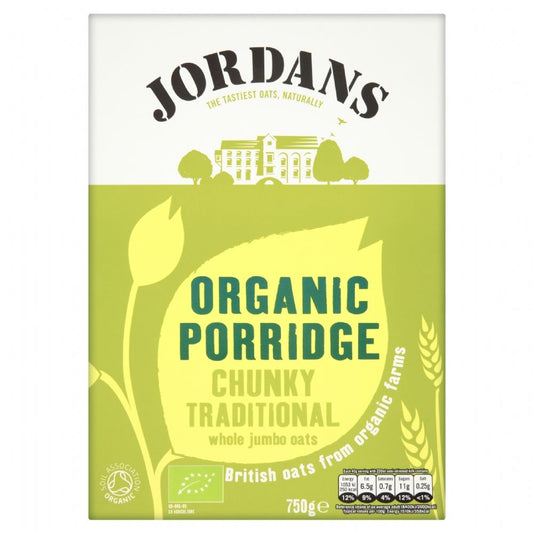 JORDANS Organic Porridge Oats 750g - 1 Case