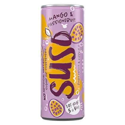 SUSO Mango & Passion Fruit 250ml (Case of 24)