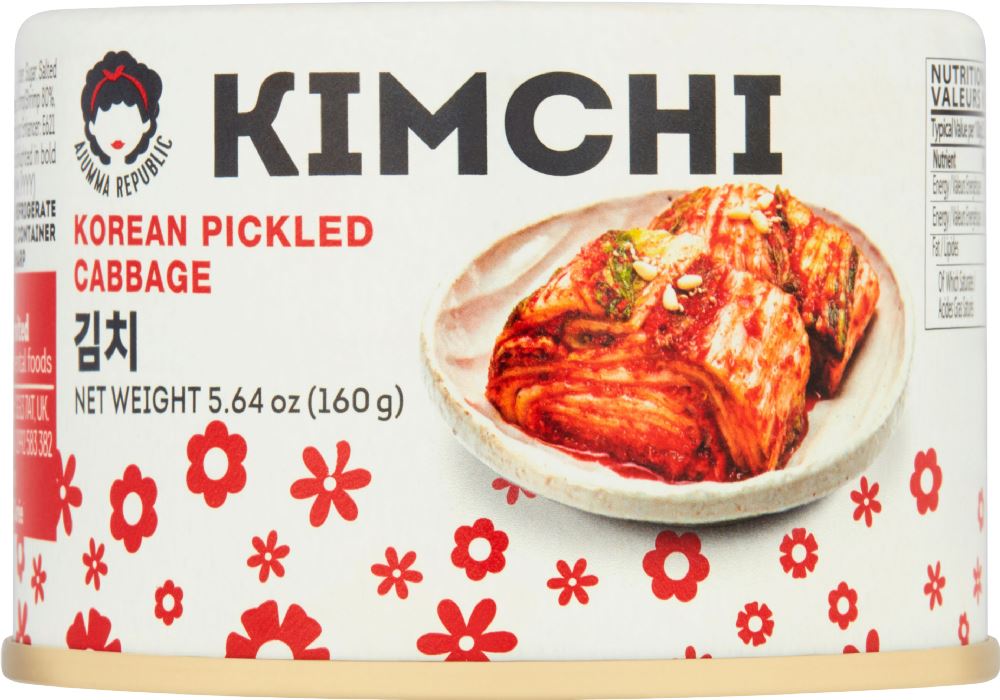 AJUMMA REPUBLIC Kimchi 160g - 1 Case