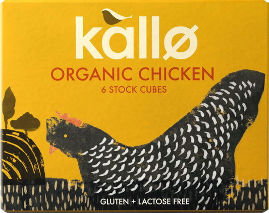 KALLO Organic Chicken Stock Cubes 66g - 1 Case