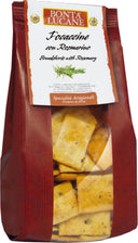 BONTA LUCANE Focaccine - Breadshorts with Rosemary 250g (Case of 10)