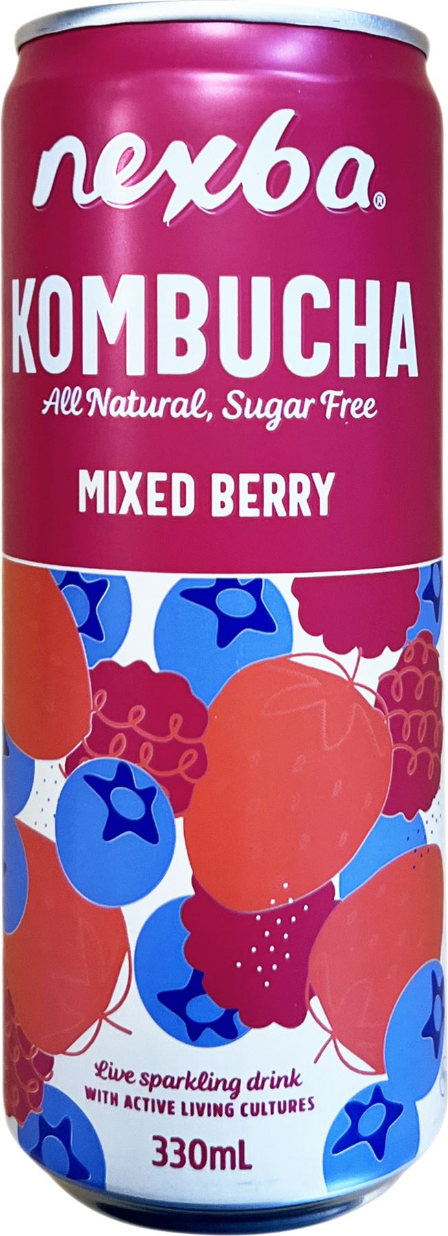 NEXBA Kombucha - Mixed Berry 330ml - 1 Case