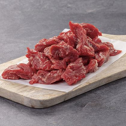 Red Tractor Beef Top Rump Stroganoff Strips - order to be placed by 2pm Mon to Fri for next delivery day (Case of 1)