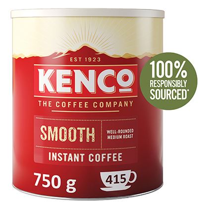 Kenco Smooth Freeze Dried Instant Coffee Tin