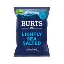 Burts Lightly Sea Salt Crisps Red Tractor (Case of 20)