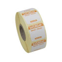 Square Trilingual Removable Label Saturday 25mm (1") (Case of 1)