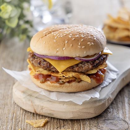 Big Al's Flame Cooked 2oz Burgers (Case of 2)