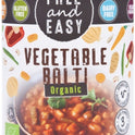 FREE AND EASY Organic Vegetable Balti 400g - 1 Case