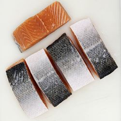 Rockport Scaled & Boned Vacuum Packed Fresh Salmon Supremes 170-200g - Order by 2pm Mon-Thurs for next delivery day (Case of 5)