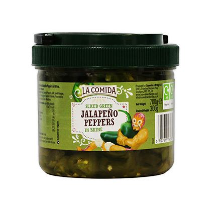 La Comida Sliced Green Jalapeno Peppers
