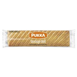 Pukka-Pies Individually Wrapped Frozen Baked Large Sausage Rolls (Case of 12)