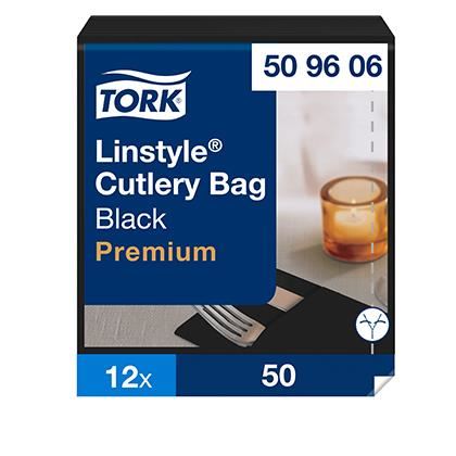 Tork LinStyle  Black Cutlery Bag