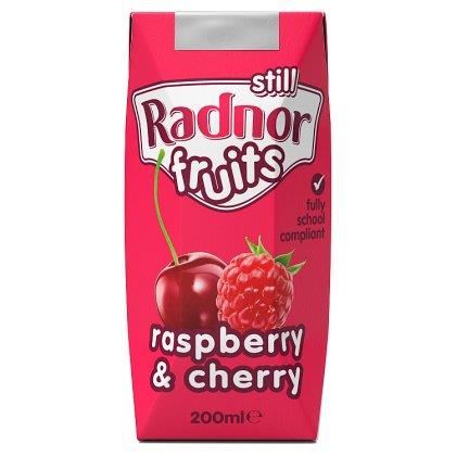Radnor Fruits Raspberry and Cherry Still Juice Drink Carton (Case of 24)