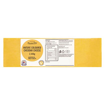 Everyday Favourites Mature Coloured Cheddar Cheese Red Tractor