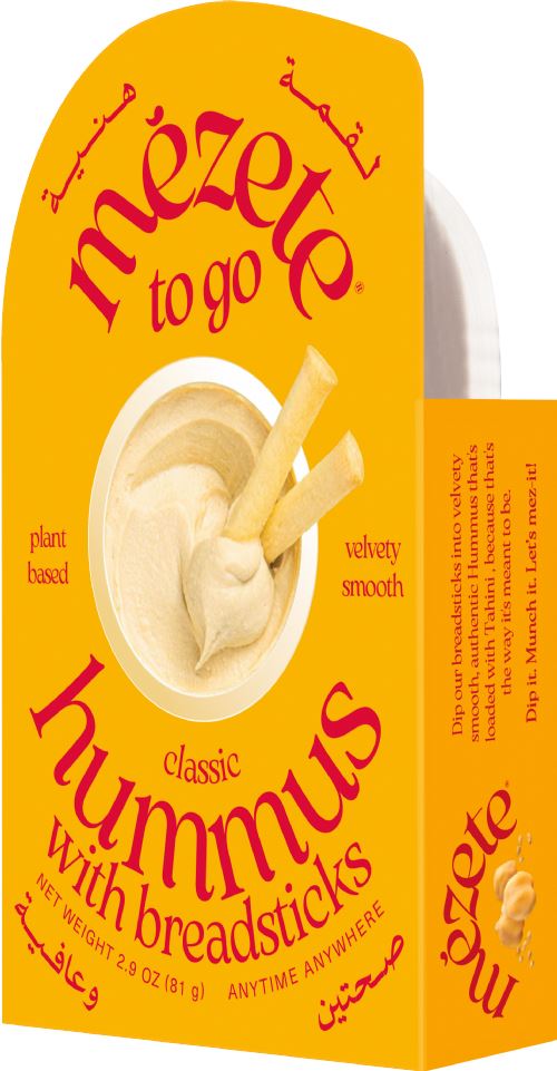 MEZETE To Go - Classic Hummus with Breadsticks 81g