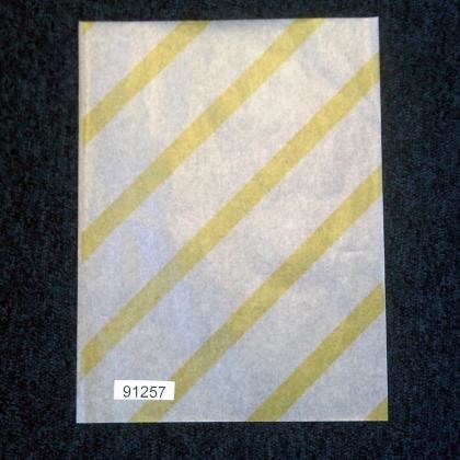 Burger Wrap Yellow Stripe 250x320mm (Case of 1)