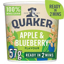 Quaker Oat So Simple Apple & Blueberry Porridge Pot 57g (Case of 8)